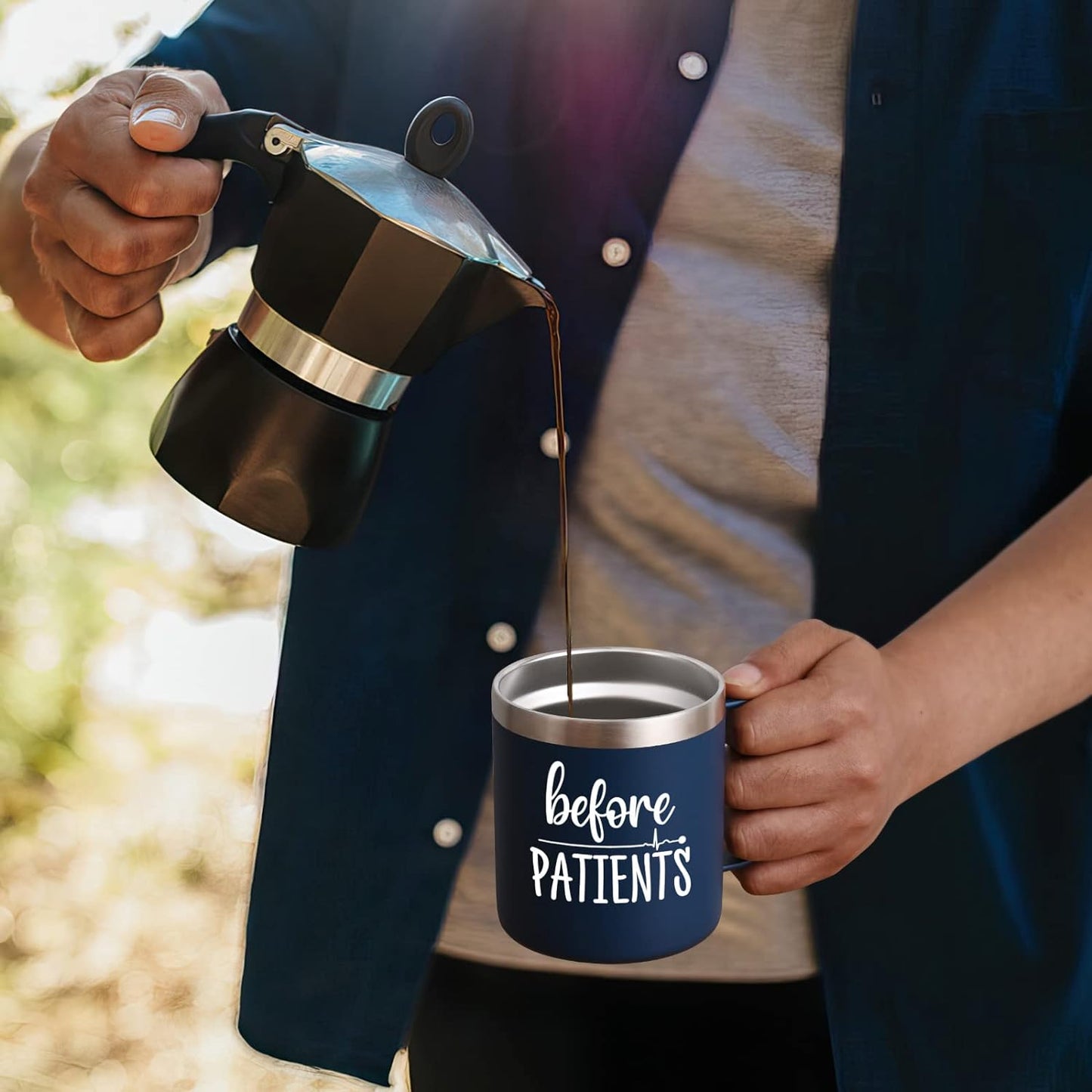 Gingprous Doctor Gifts for Men, Before Patients, After Patients Set, Nurse Graduation Gift, Gifts for Doctors, Assistants, Dentists, Therapist, Nurse Mug & Tumbler, Dentist Gift, 12oz Nurse Week Gift