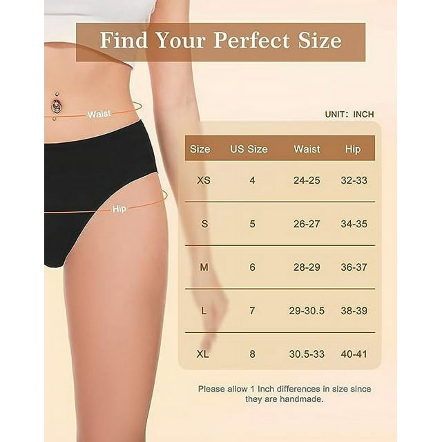 Sunm Boutique Seamless Underwear for Women Cheeky Panties No Show Underwear Invisible Breathable Stretch Bikini Panties