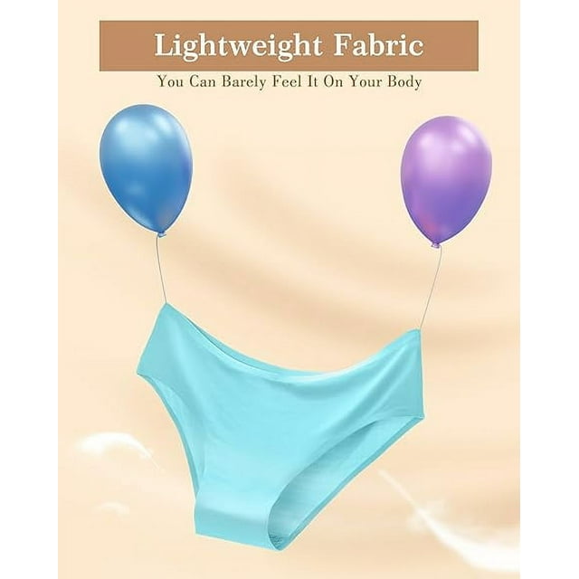 Sunm Boutique Bikini Underwear for Women Cheeky Panties Invisible Bikini Panties 10 Pack
