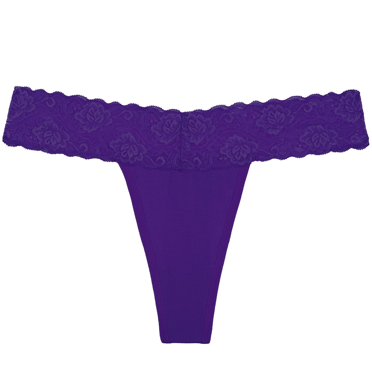 Sunm Boutique Lace Thongs for Women Low Rise T Back Cheeky Panties Cotton Womens Underwear,8 Pack