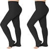MARTINE MALL 2 Pairs Black XL Size 20-30 mmHg Compression Pantyhose Medical Footless Compression Stockings for Women,Pregnant, Teacher, Doctor