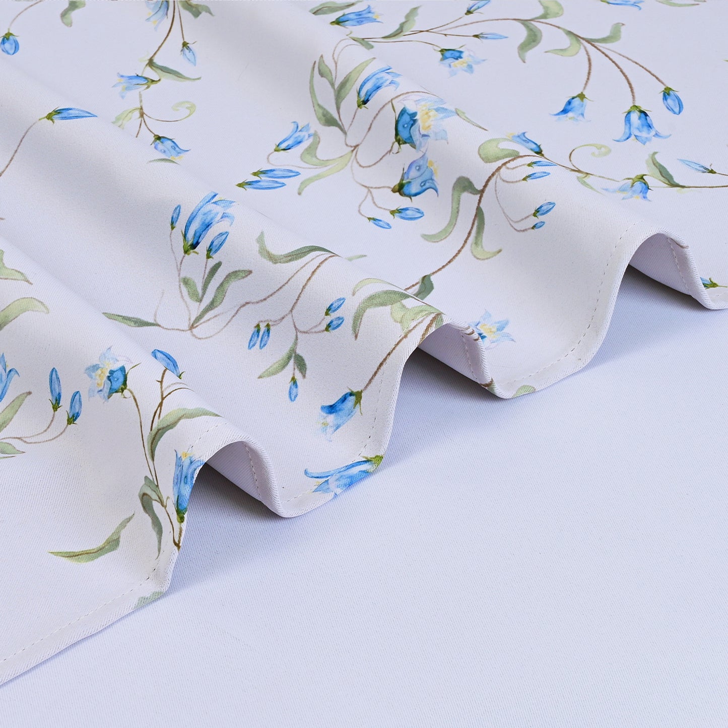 Alishomtll Blackout Curtains Country Floral Printed Thermal Insulated Window Drapes for Bedroom Living Room 84 Inches Long,52" Wide, 2 Panels