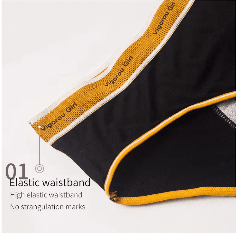Sunm Boutique Women's Hipster Period Panties Postpartum Teens Menstrual Underwear 5-Pack