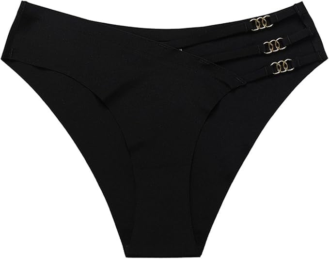 Sunm Boutique Women Seamless Cheeky Bikini No Show Panties Ladies Invisible Breathable Briefs Soft Stretch Underwear 3 Pack