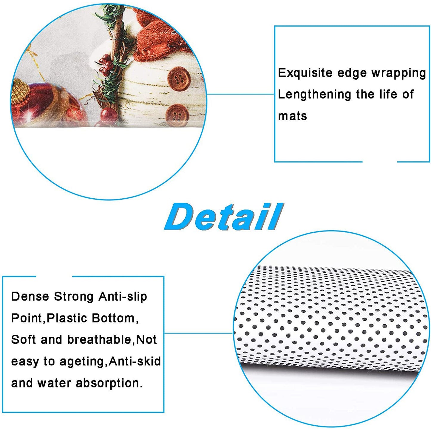 FRAMICS Christmas Shower Curtains and Bath Rug Set, Winter Snowman Bathroom Decor Sets, Xmas Waterproof Fabric Shower Curtain with 12 Hooks and Toilet Rugs