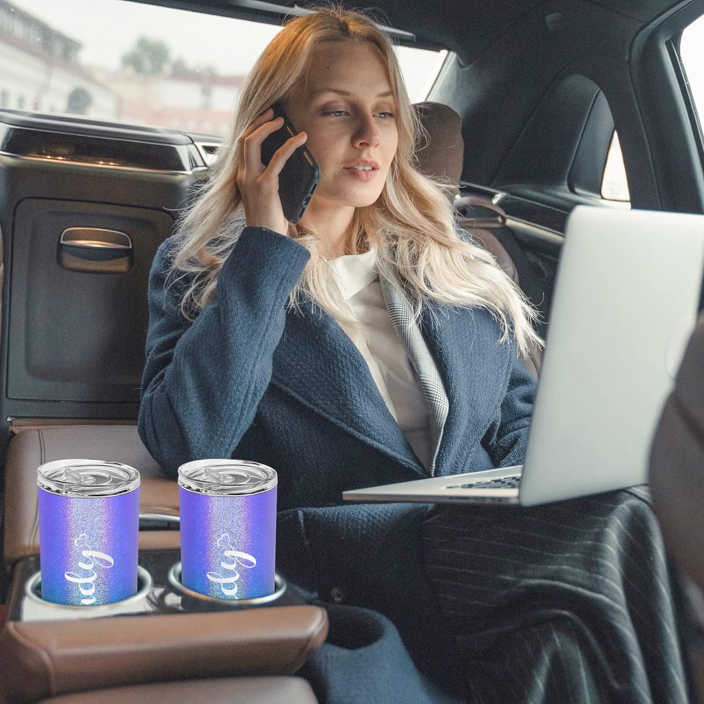 Gingprous 20oz Stainless Steel Insulated Skinny Tumbler，Boss Lady Gifts , Boss Day Christmas Boss Appreciation Gifts for Women Female Boss Manager