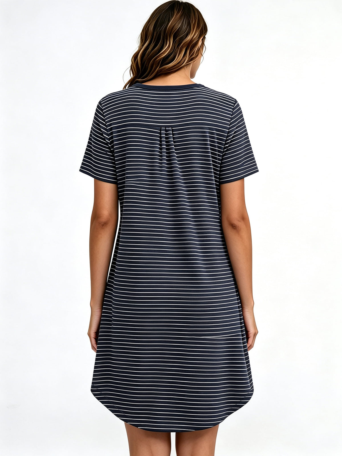 MecTo Sleepwear Button Down with Pockets Cotton, Nightgowns (Women's)