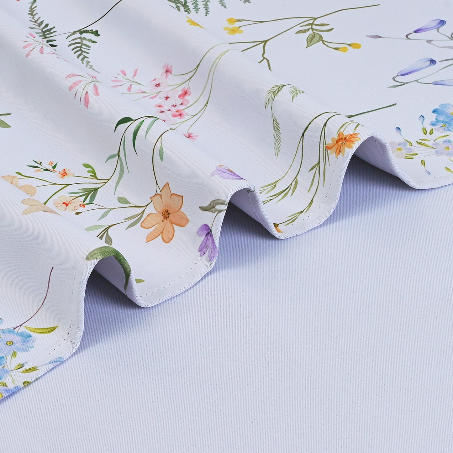 Alishomtll Blackout Curtains Floral Printed Thermal Insulated Window Drapes for Bedroom Living Room 63 Inches Long,52" Wide, 2 Panels