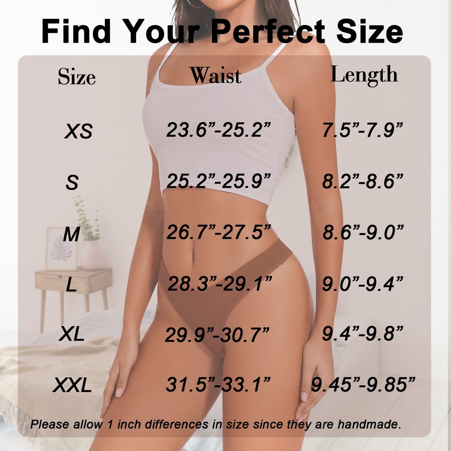 MecTo womens Cotton thongs, No Show Underwear for women, Low Rise Thong Panties, 6-Pack