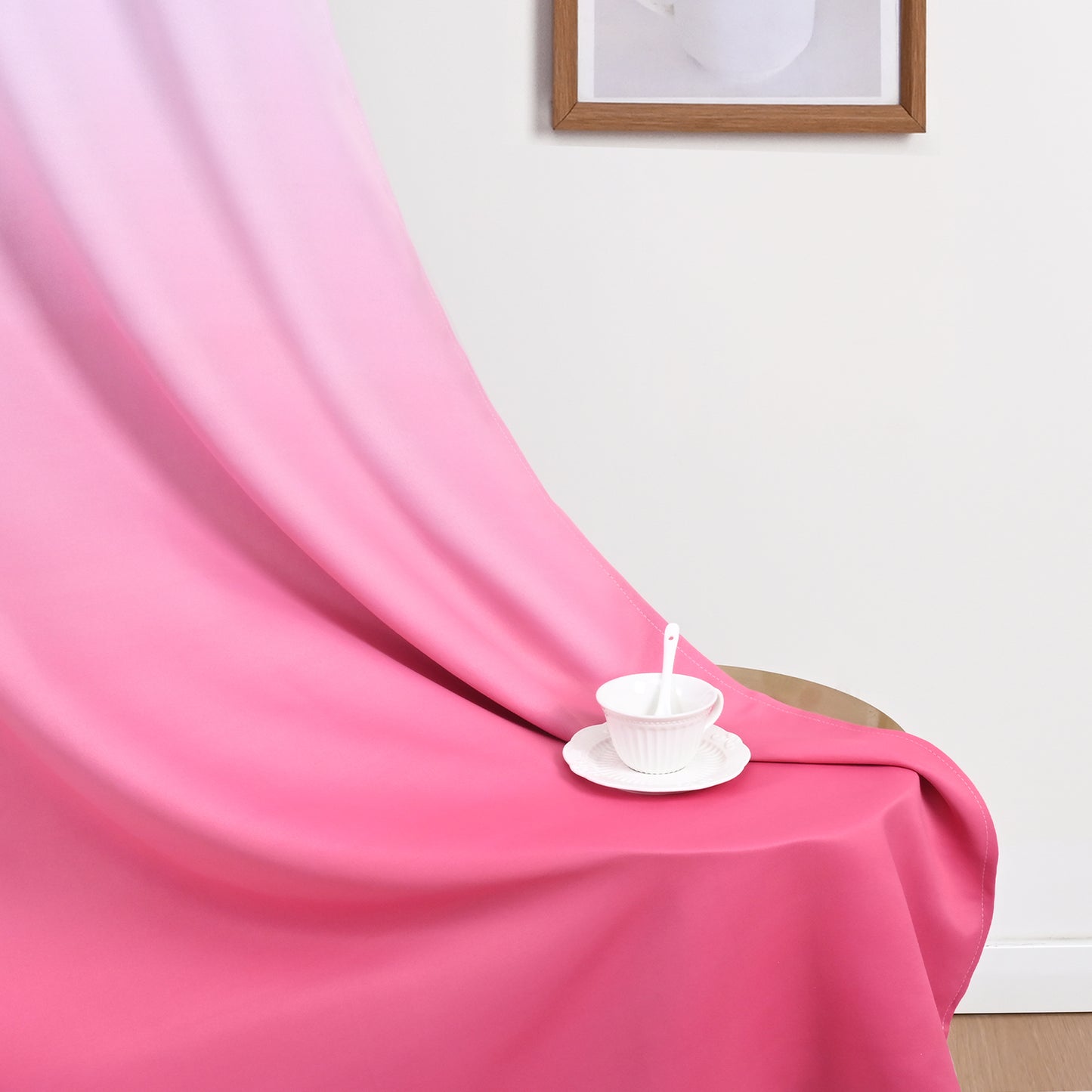 Alishomtll Pink Blackout Curtains Grommet Room Darkening Window Drapes for Living Room Bedroom ,2 Panels of 52" W x 63" L