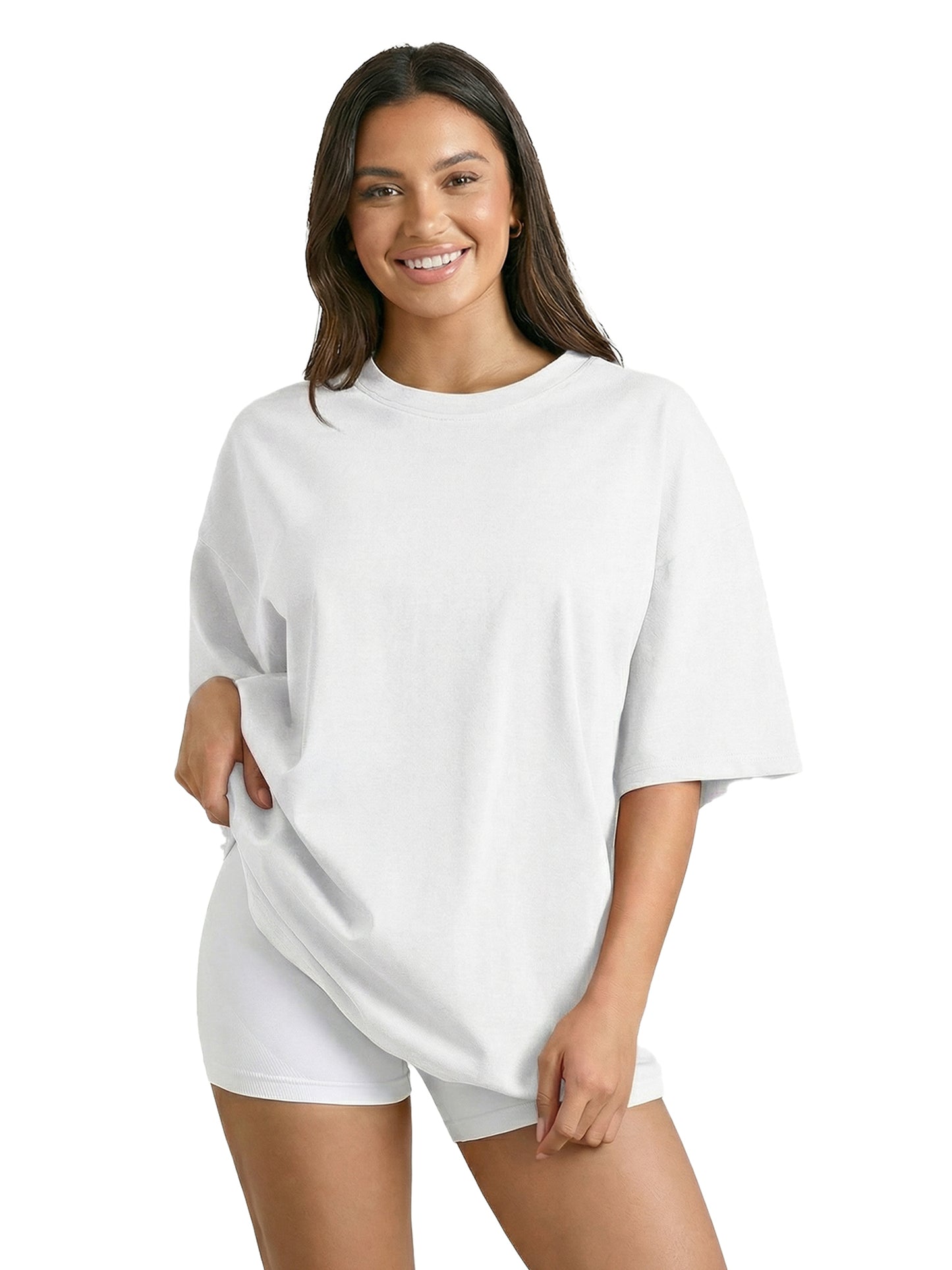 Gingprous Womens Oversized Tshirt Short Sleeve Crew Neck Tee Shirt Casual Workout T Shirt