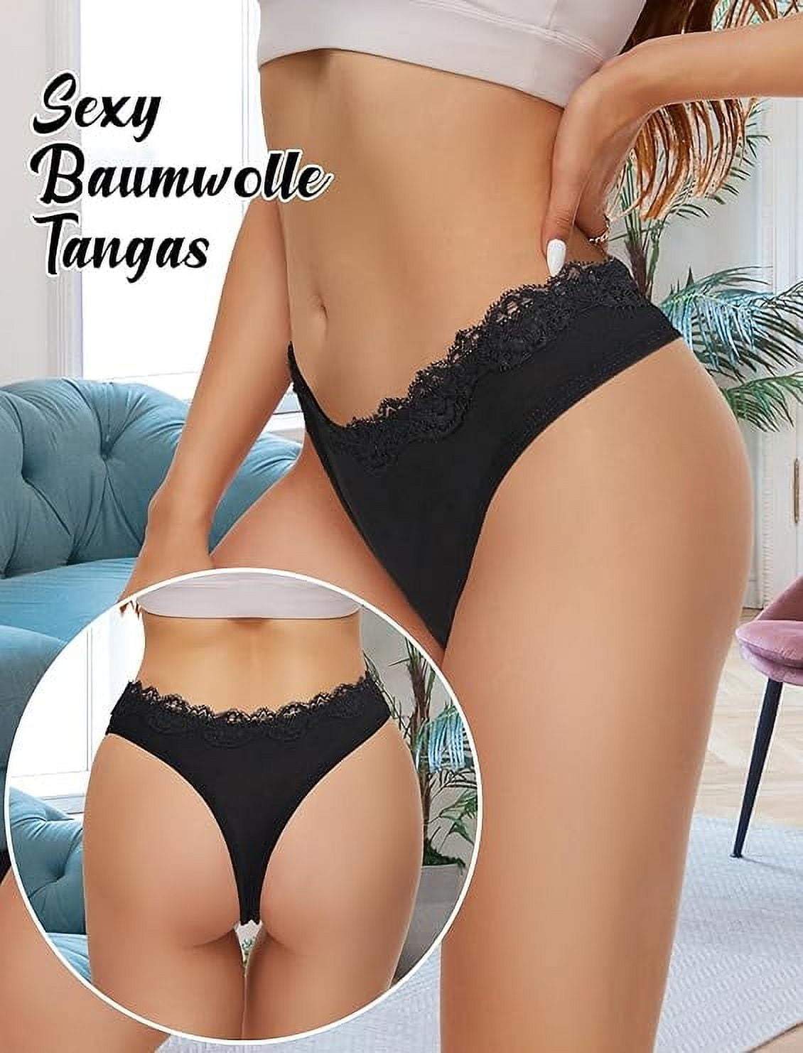 Sunm Boutique Seamless Thongs for Women No Show Wavy Edge Side Women's Thong panties Ladies Underwear Sexy S-XL
