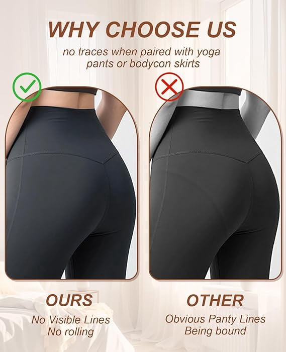 Sunm Boutique Low Rise Cotton Thongs for Women,No Show Thongs Stretch Thong Panties Underwear,6 Packs